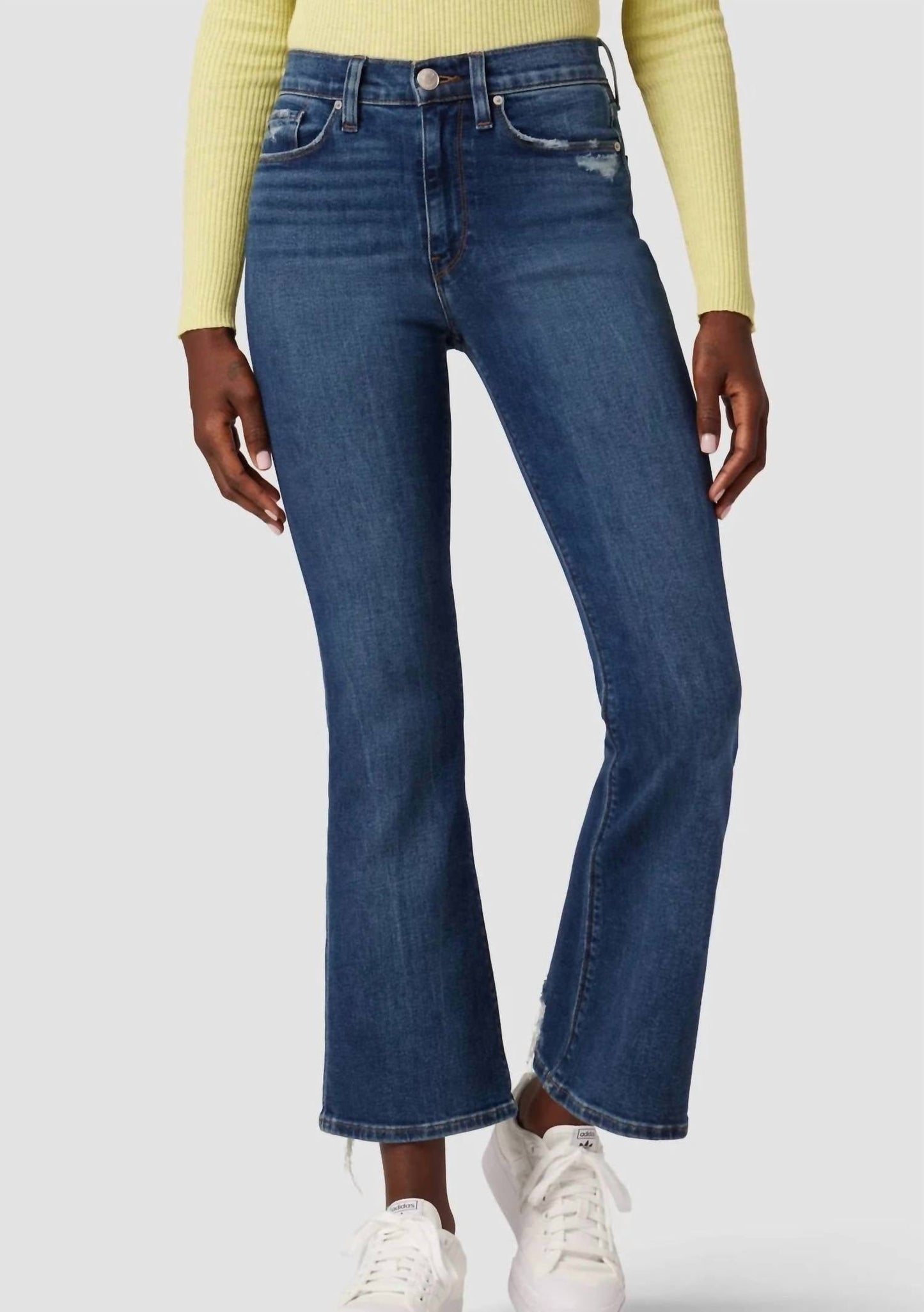 Hudson - The Barbara High-rise Bootcut Crop Denim