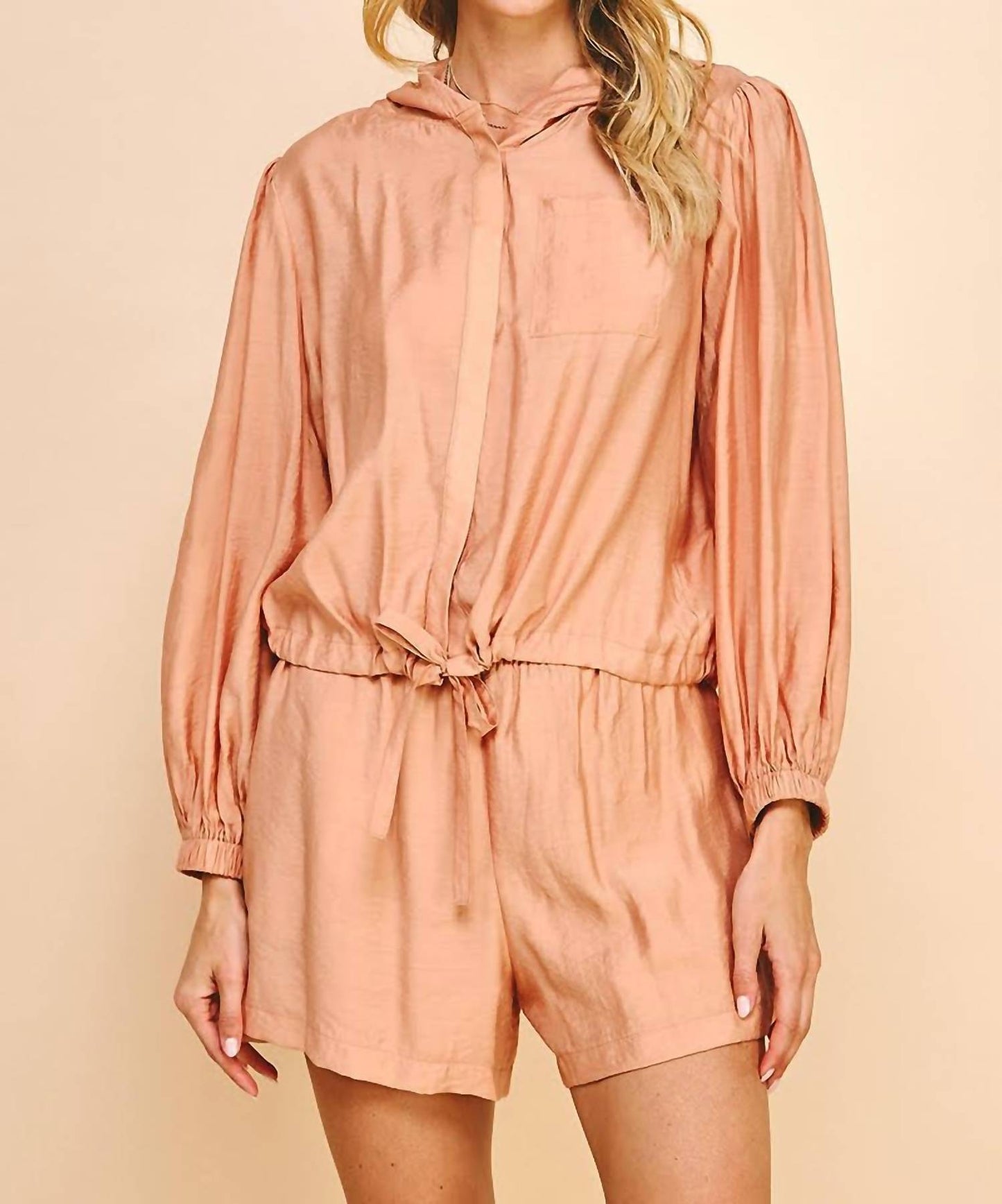 Pinch - Robbie Tie Waist Button Down