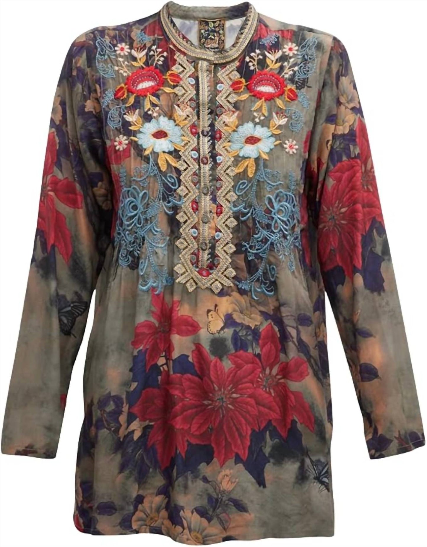 Johnny Was - Claret Nephele Tunic