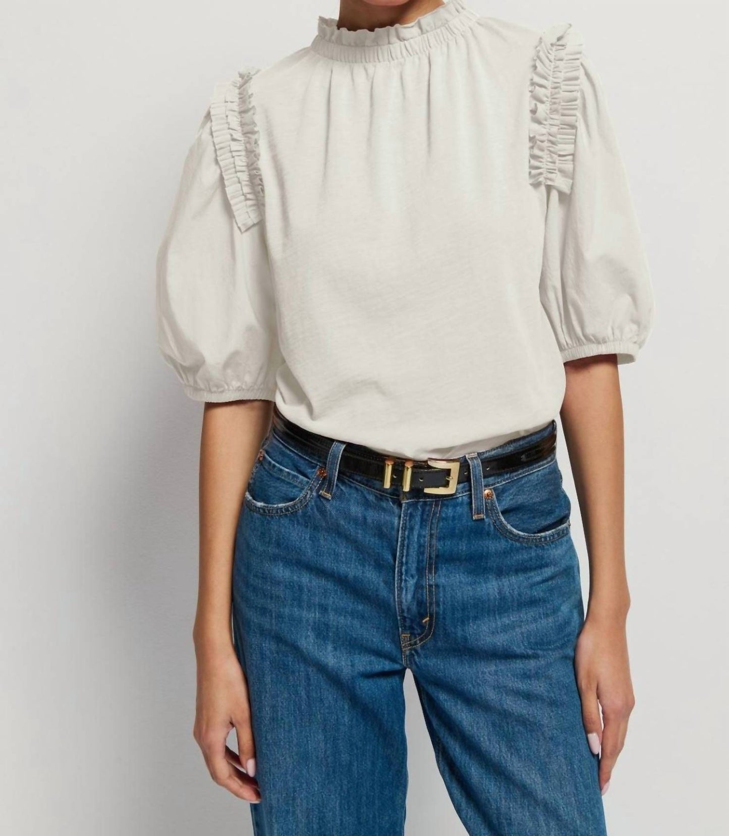 Nation Ltd - Roya Ruched Neck Top