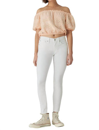 Lucky Brand - Calça Jeans Skinny Ava de Cintura Média