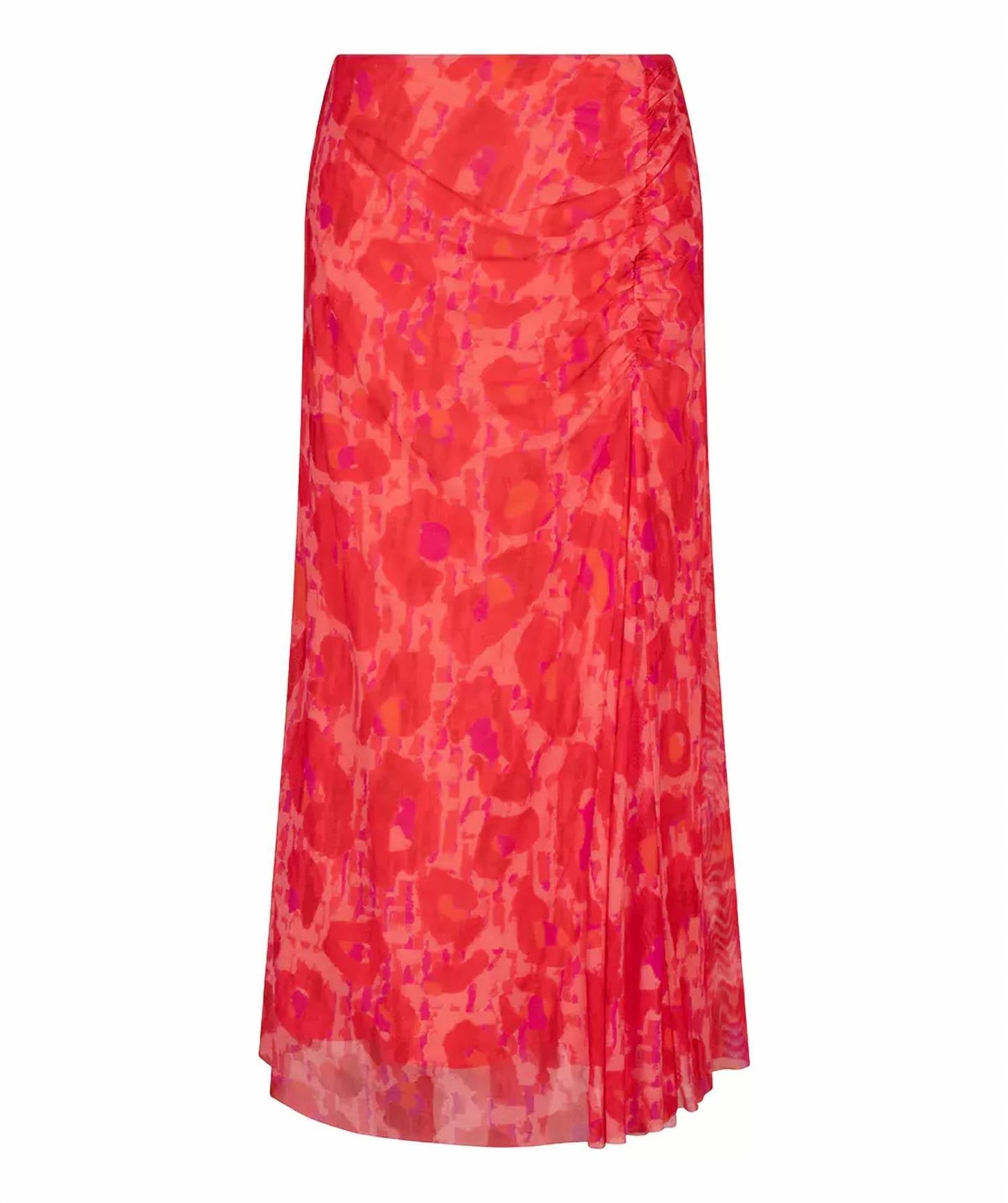 Esqualo - Fancy Animal Print Mesh Skirt