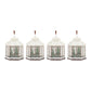 Winter Gazebo Ornament (Set of 4)