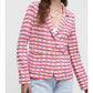 Aldo Martins - Pink Check Knit Jacket