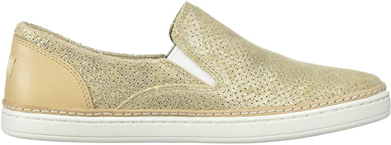 Sapatos Ugg Adley Perf Stardust Slip On Femininos Amarelos Tamanho 10 B(M) EUA