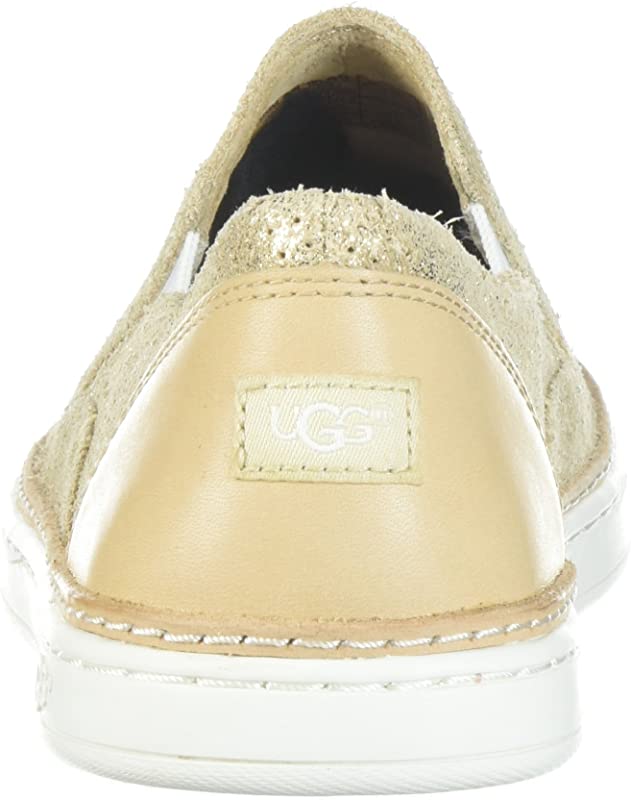 Sapatos Ugg Adley Perf Stardust Slip On Femininos Amarelos Tamanho 10 B(M) EUA