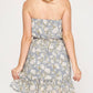 She + Sky - Audrey Floral Strapless Dress