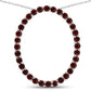 3.52 Carat Genuine Garnet .925 Sterling Silver Pendant
