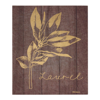 Laurel and Holly Plaque (Set of 2)