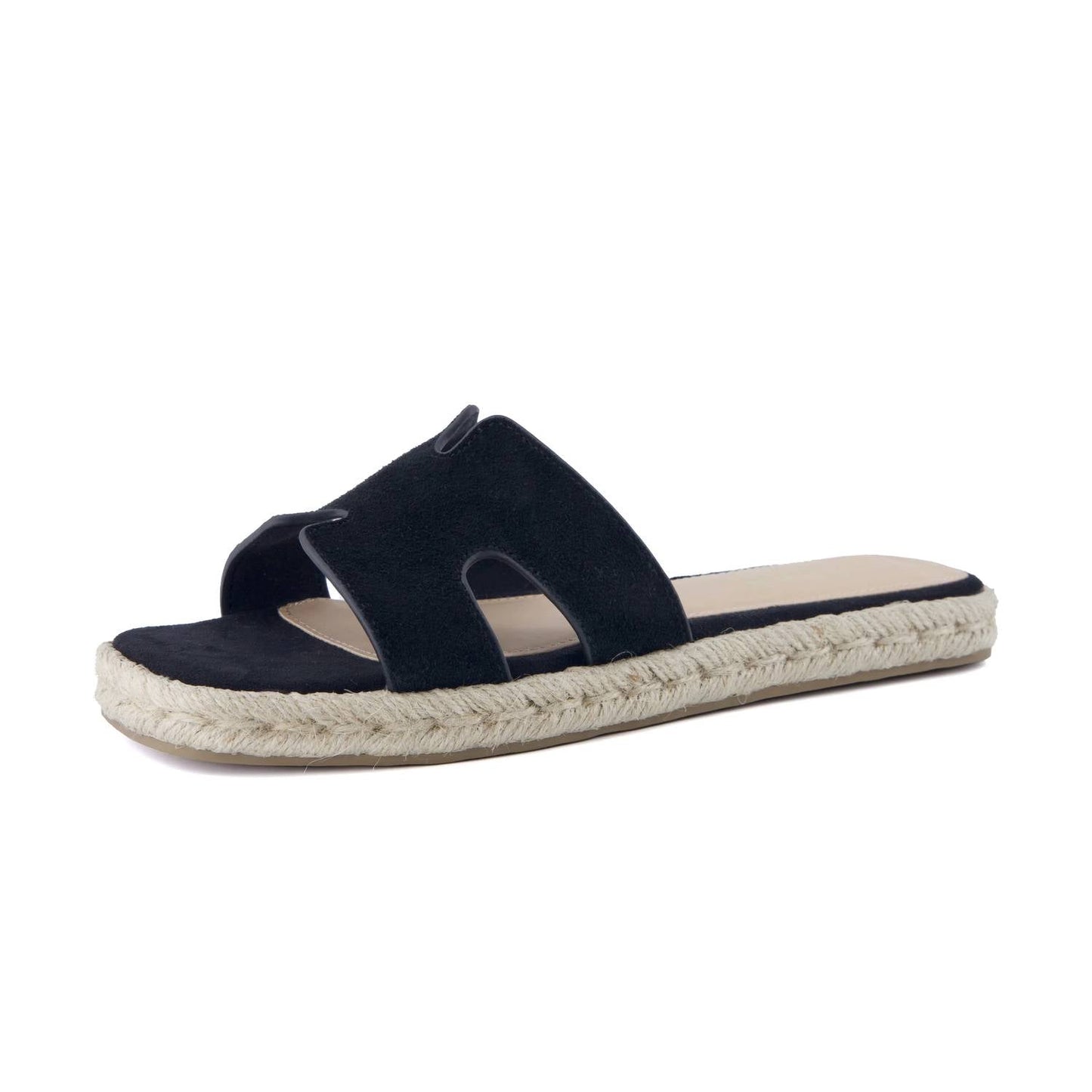 Cushionaire - Women’s Avocado Espadrille Slide Sandal