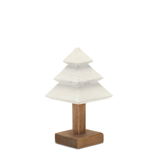 Tiered Wood Pine Tree (Set of 2)
