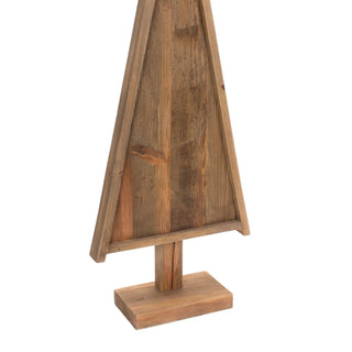 Natural Wood Pine Tree Shape 3.5'H