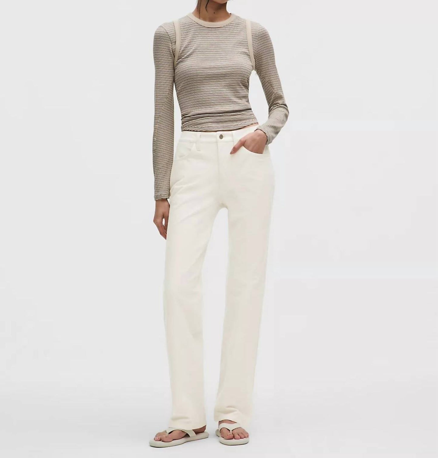 Lululemon - Easy Five Mid-Rise Relaxed Straight Pant