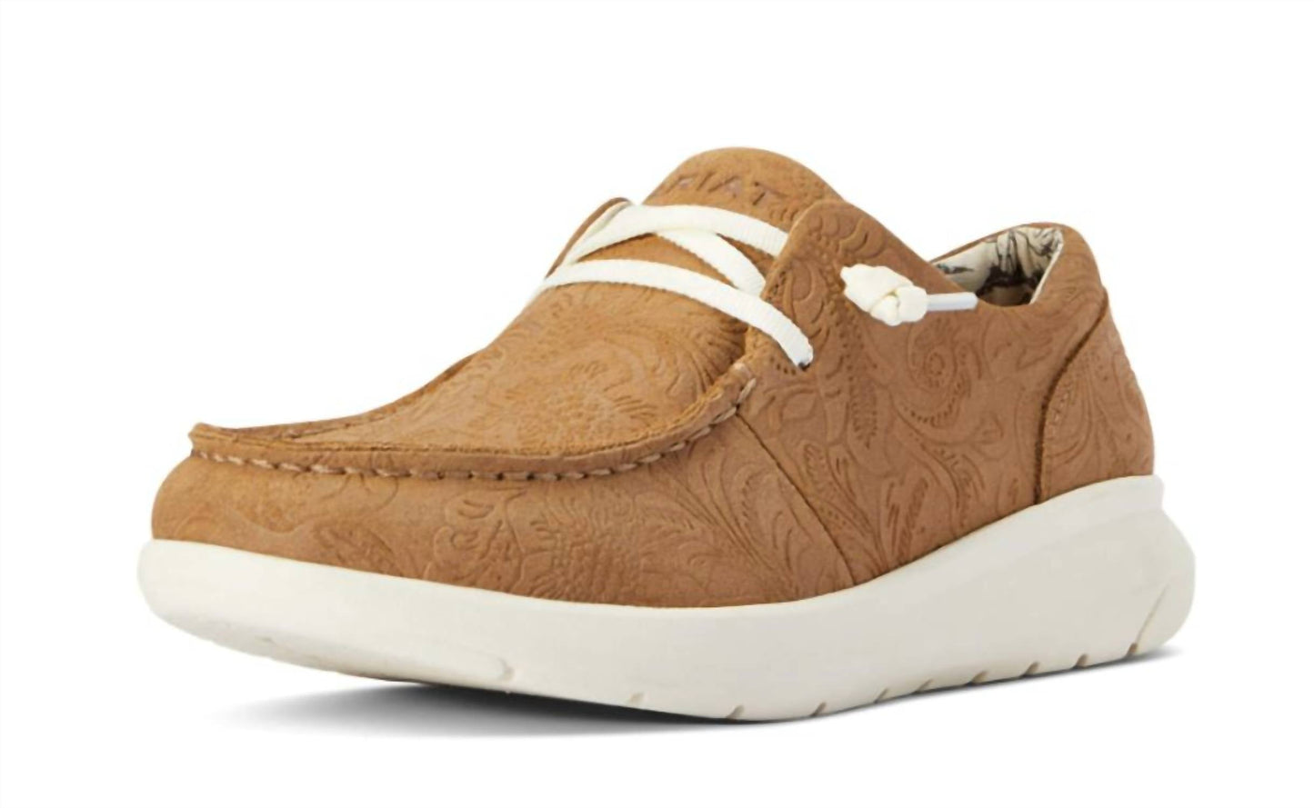 Ariat - Women's Hilo Tan Floral Emboss Shoe