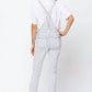 Judy Blue - Railroad Striped Slim Boyfriend Overalls