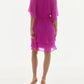 Joseph Ribkoff - Tiered Ruffle Chiffon Midi Dress