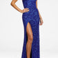 Ashleylauren - Sequin Halter Gown