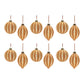 Ribbed Glass Ornamnet (Set of 12)