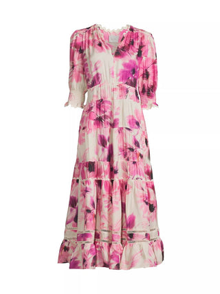 Vestido Johnny Was - Daphne Tea Length