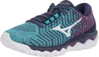 Tênis de corrida Mizuno Wave Sky Waveknit 3 feminino, cerâmica/branco, tamanho 6,5 B(M) EUA