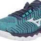 Tênis de corrida Mizuno Wave Sky Waveknit 3 feminino, cerâmica/branco, tamanho 6,5 B(M) EUA