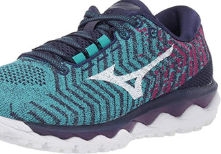 Tênis de corrida Mizuno Wave Sky Waveknit 3 feminino, cerâmica/branco, tamanho 6,5 B(M) EUA