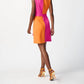 Joseph Ribkoff - Color-blocked Belted Dress