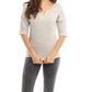 French Kyss - Brooke Side Tie Pullover