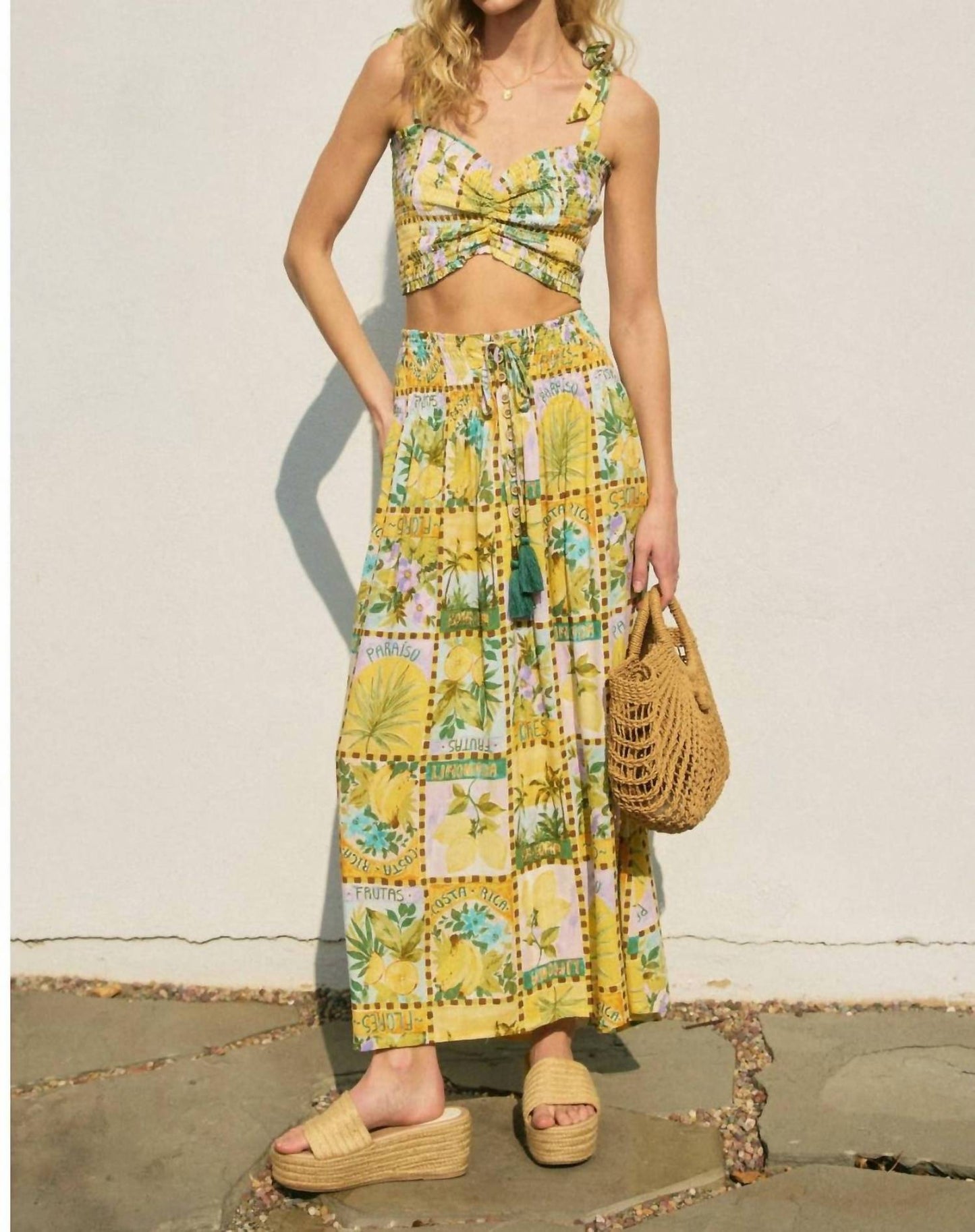 Dress Forum - Tropical Sun Midi Skirt