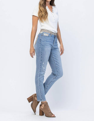 Judy Blue - Calça Jeans Slim Fit de Cintura Alta