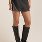 Z Supply - CIERA FAUX LEATHER MINI SKIRT