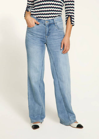 Fdj - Christina Mide Rise Wide Leg Jean