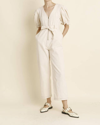 Aureum - Contrast Stitch Jumpsuit