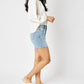 Judy Blue - Cut Off Side Slit Jean Shorts