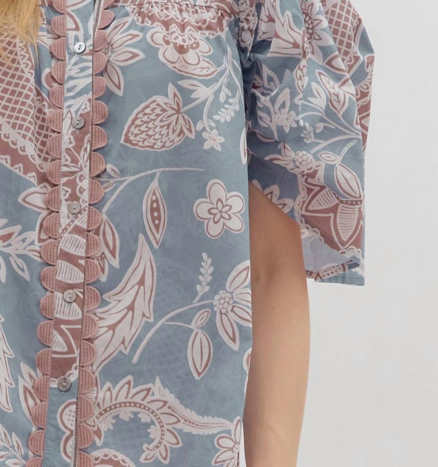 Entro - Palo Alto Modern Paisley Top