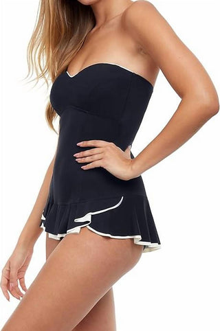 Perfil por Gottex - Vestido de banho Belle Curve Bandeau, peça única