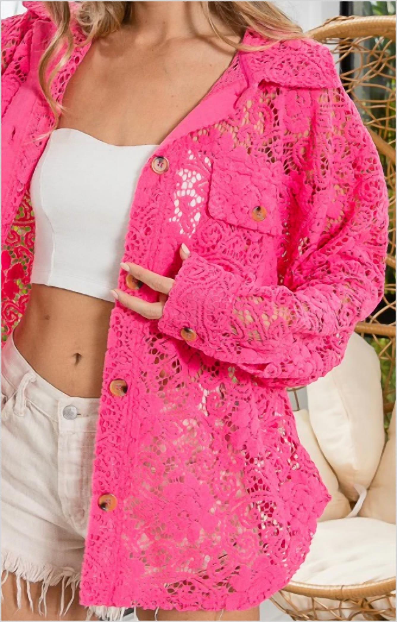 Bibi - Oversized Lace Shacket