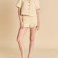 English Factory - High-waisted Weed Shorts