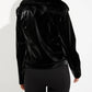 Joseph Ribkoff - Faux Fur Accent Moto Jacket