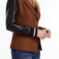 Fdj - Mixed Media Blazer
