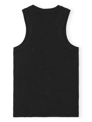 Ganni - Regata com detalhe em jersey canelado