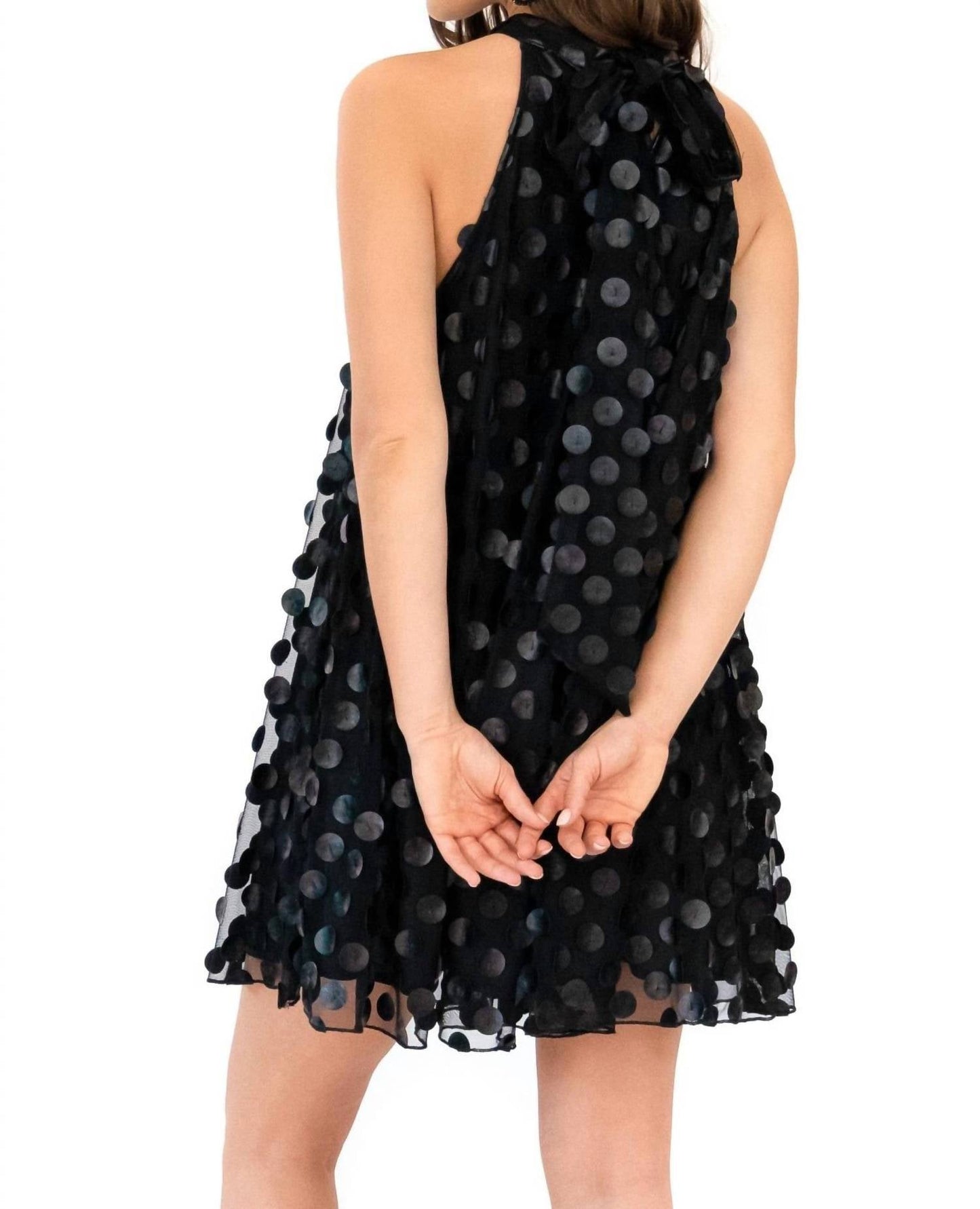 Eva Franco - Halter Swing Mini Dress