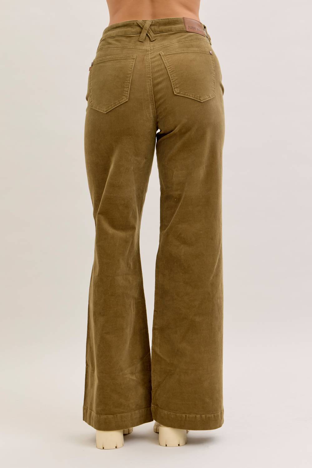Judy Blue - High Rise Retro Wide Leg Corduroy Pants
