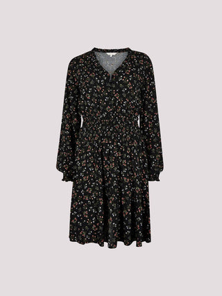 Apricot - Vintage Ditsy Smock Waist Dress