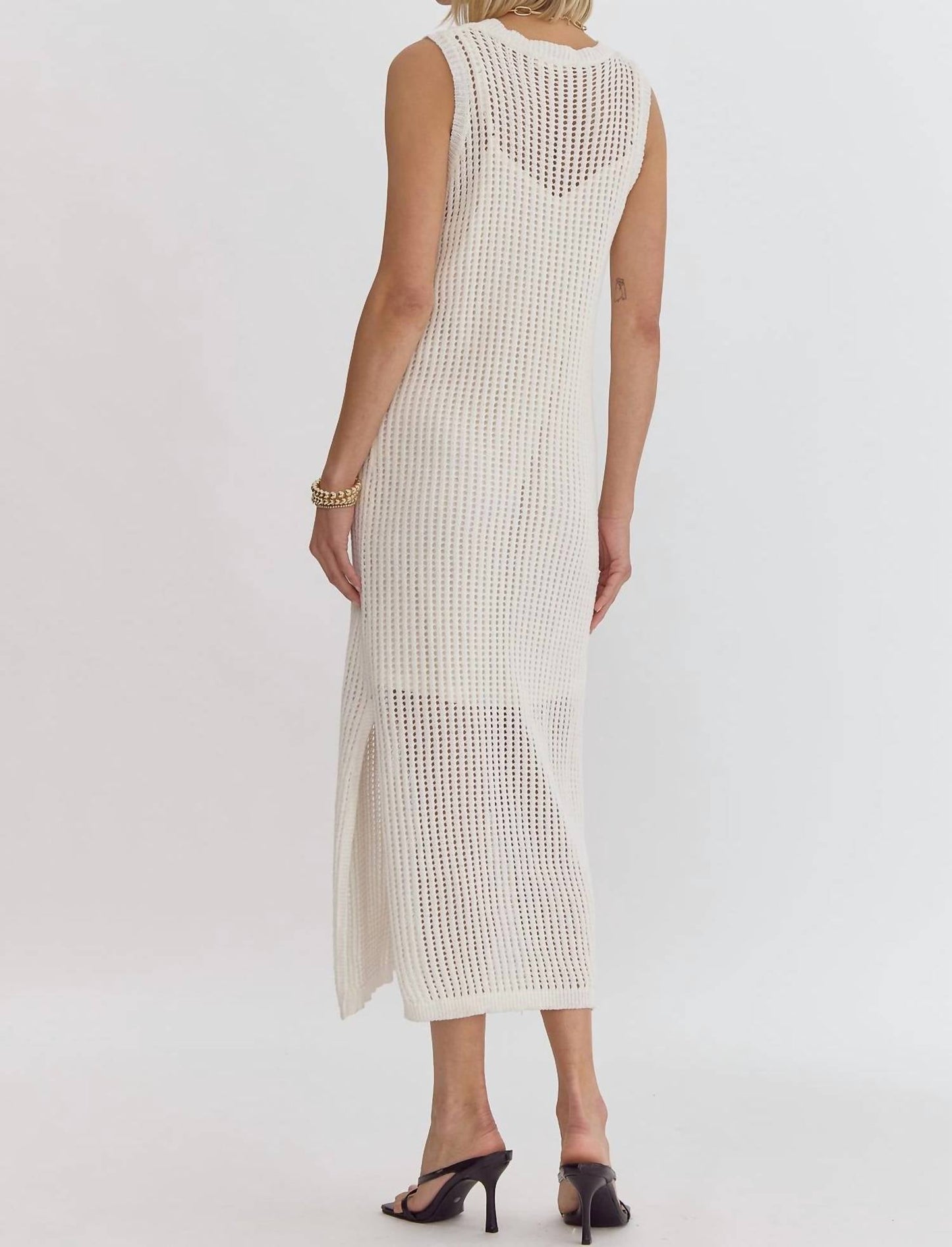 Entro - Knit Sleeveless Midi Dress