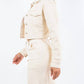 American Bazi - Cropped Lace-up Jacket With Button Front