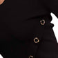 Alison Sheri - V-neck Knit Sweater Top