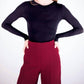 Amb Designs - Solid Raw Edge Second Skin Top