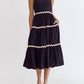 Entro - Square Neck Sleeveless Midi Dress