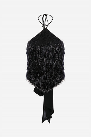 Ila - Alexa Bandana Sequin Top